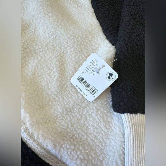 NWT Free People Hit The Slopes Hoodie in Black Combo - Picture 8 of 8